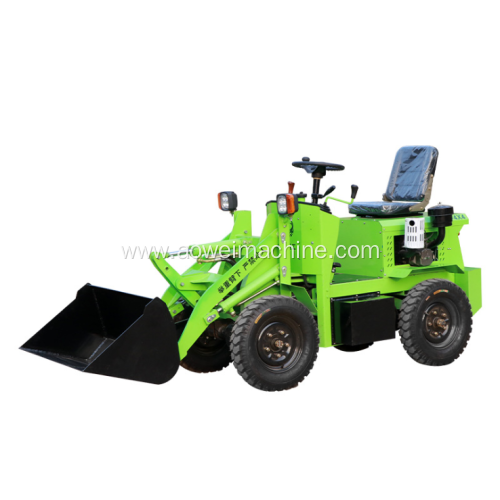 small 4WD Wheel Loader with Electronic 1 Ton Loader For Sale